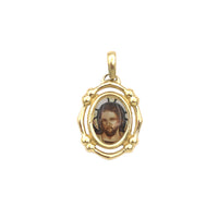 Photo Pendant | Small Vintage Oval Design • 14K Solid Gold