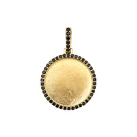 Round Gold Picture Pendant